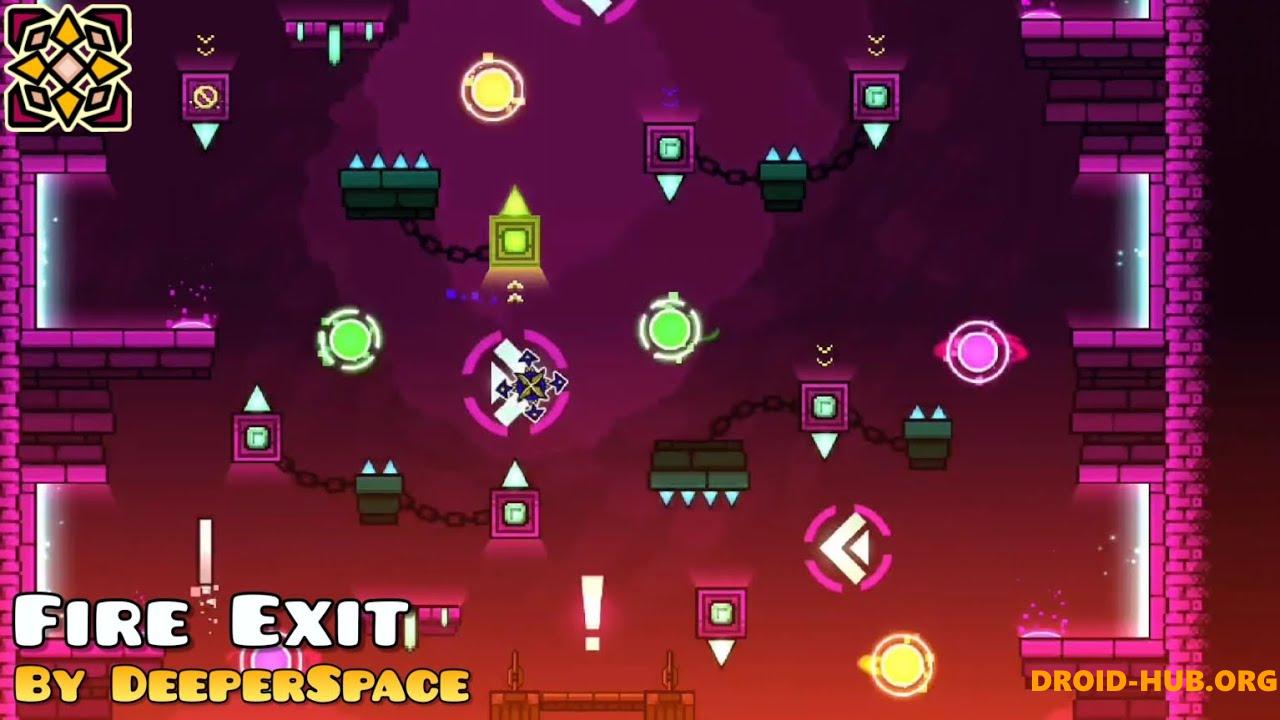 Geometry Dash Deeper Space 2.2.13 на Андроид Скачать APK