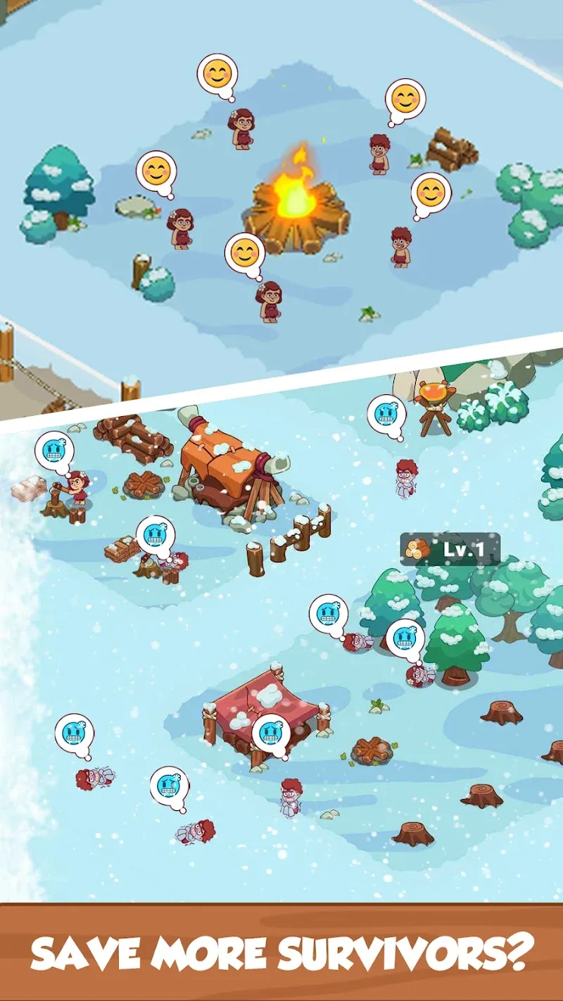 Icy Village: Tycoon Survival Взлом Много Денег Последняя Версия Скачать  Бесплатно MOD APK