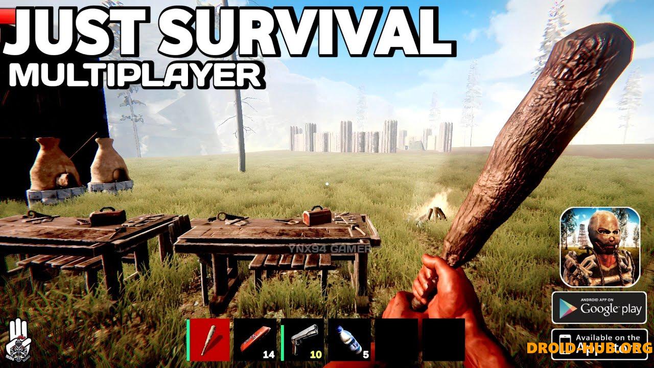 Just Survival Multiplayer Взлом с Мод Меню на Андроид Последняя Версия  Скачать Бесплатно APK