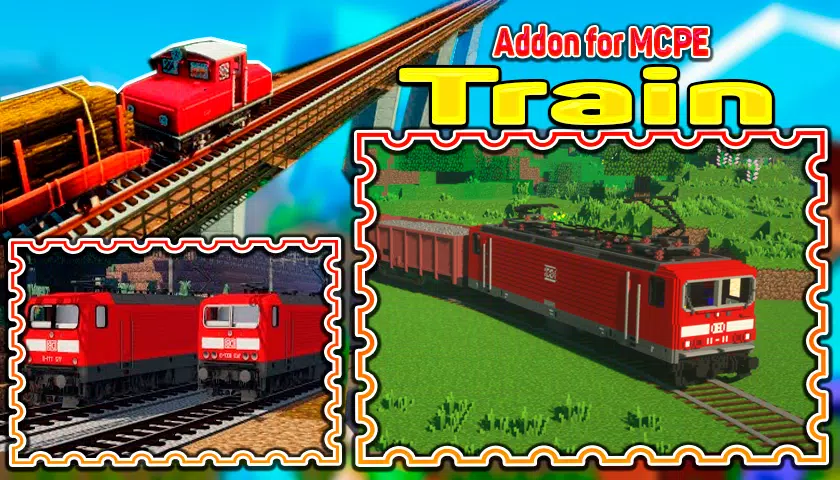Minecraft PE Мод на Поезда