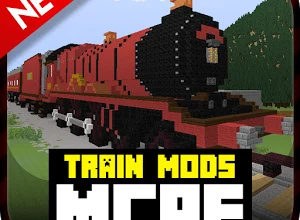 Minecraft PE Мод на Поезда