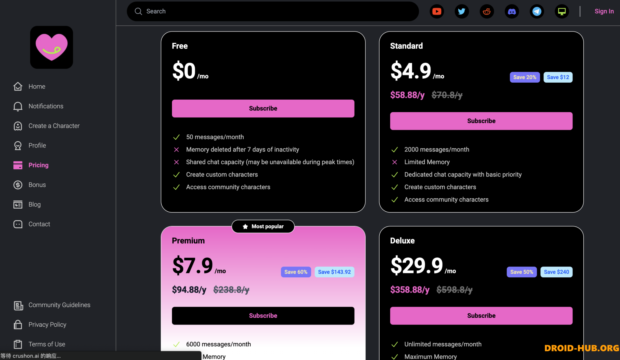 Crushon AI - Roleplay Chat