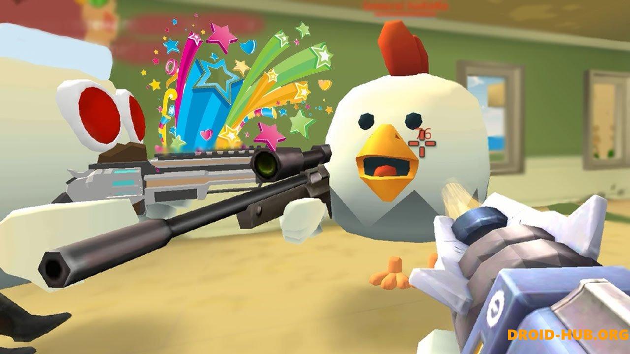 Бессмертие (Чит) на Chicken Gun 4.2.02