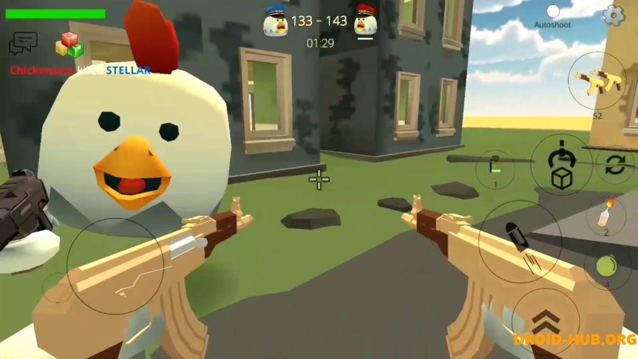 Бессмертие (Чит) на Chicken Gun 4.2.02