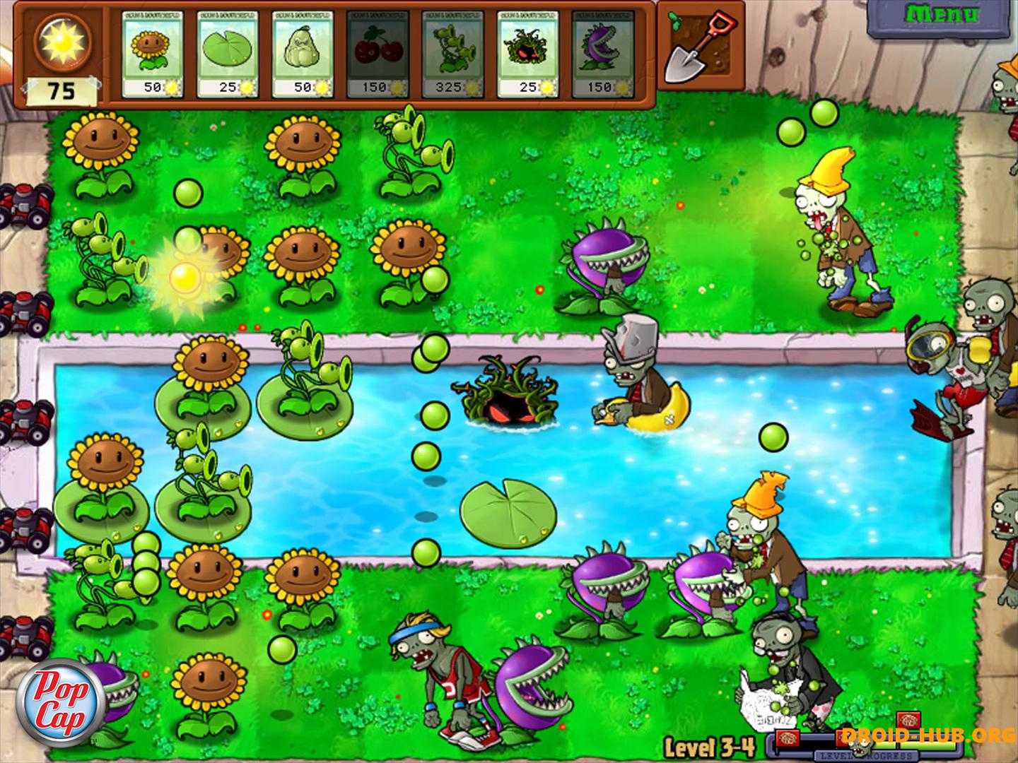 Plants vs. Zombies Взлом на Солнце и Перезарядку